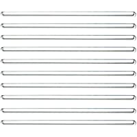 Los mejores  - 10 varillas de cristal para mezclar varillas de cristal con ambos extremos de vidrio resistente a altas temperaturas…